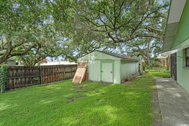 8470 Cranes Roost Dr, New Port Richey, FL 34654 - view of shed featuring a fenced backyard