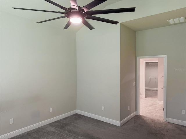 7508 Sea Lilly Ct, Apollo Beach, FL 33572 - carpeted spare room with ceiling fan and baseboards