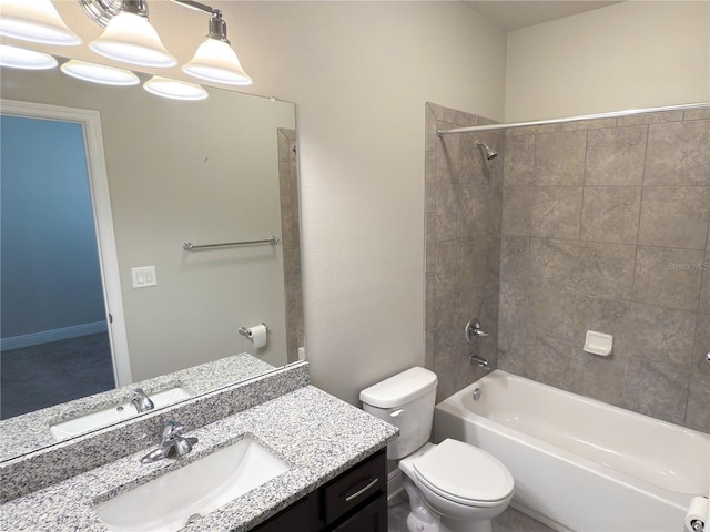 7508 Sea Lilly Ct, Apollo Beach, FL 33572 - bathroom featuring vanity and tub / shower combination