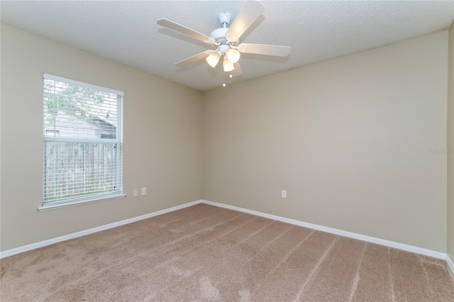 13190 Drysdale St, Spring Hill, FL 34609 - carpeted spare room featuring ceiling fan and a textured ceiling