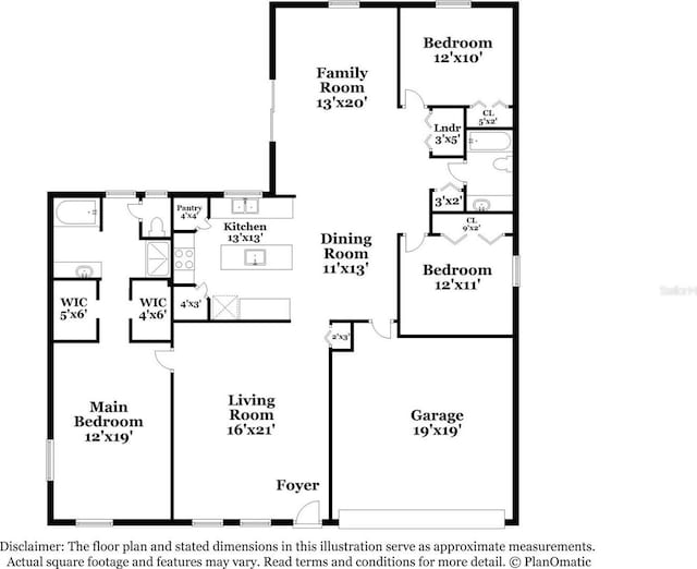 13190 Drysdale St, Spring Hill, FL 34609 - view of floor plan / room layout