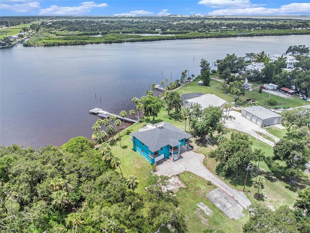 7715 Riverview Dr, Riverview, FL 33578 - bird's eye view of a nearby body of water
