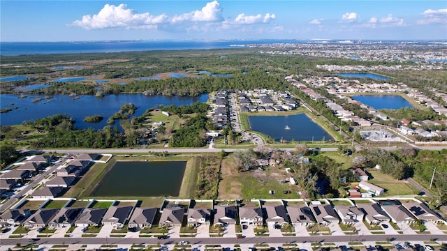9736 Pembrooke Pines Dr, Sun City Center, FL 33573 - aerial overview of property's location with nearby suburban area