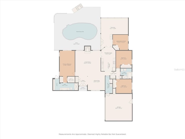 5110 Lake Valencia Blvd E, Palm Harbor, FL 34684 - view of floor plan / room layout