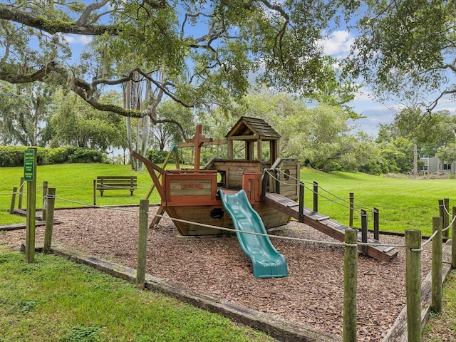 5110 Lake Valencia Blvd E, Palm Harbor, FL 34684 - view of playground featuring a yard