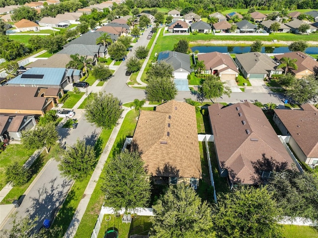 12218 Avondale Oak Pl, Riverview, FL 33578 - aerial perspective of suburban area with a nearby body of water