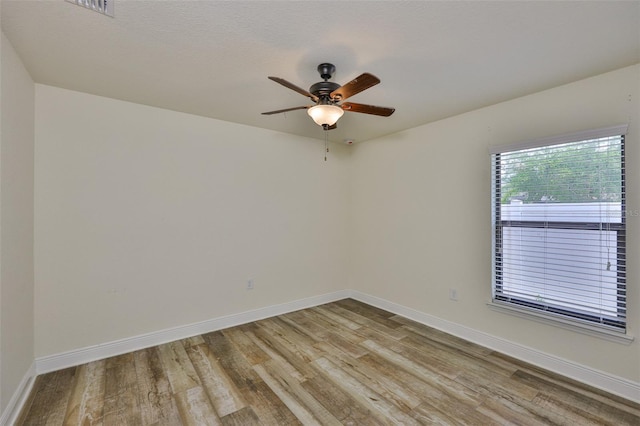 12218 Avondale Oak Pl, Riverview, FL 33578 - unfurnished room featuring light wood-type flooring and ceiling fan