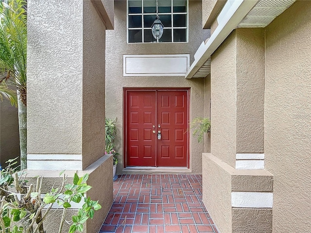 4222 Trumpworth Ct, Valrico, FL 33596 - entrance to property featuring stucco siding