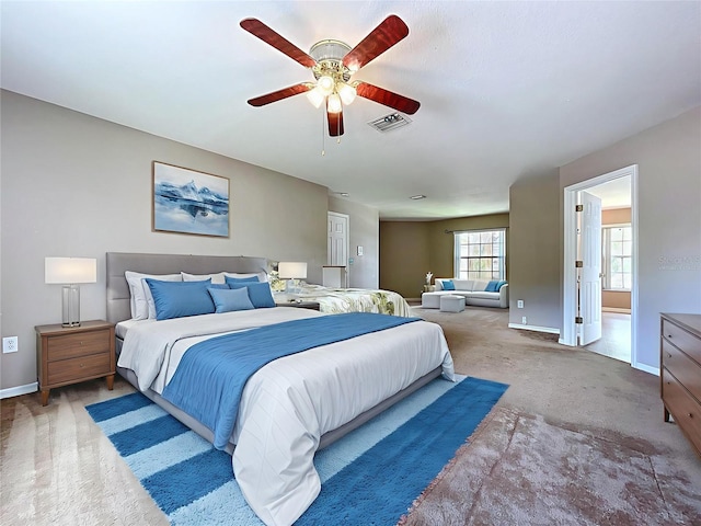4222 Trumpworth Ct, Valrico, FL 33596 - bedroom with carpet and ceiling fan