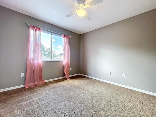 4222 Trumpworth Ct, Valrico, FL 33596 - empty room featuring ceiling fan and carpet floors