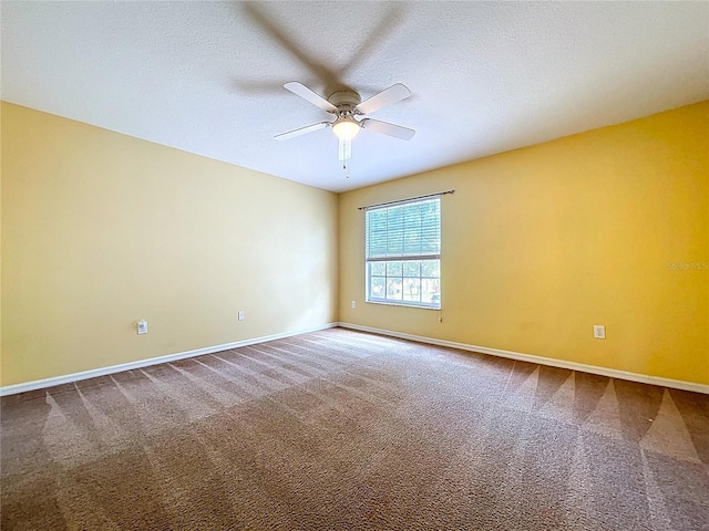 4222 Trumpworth Ct, Valrico, FL 33596 - unfurnished room with ceiling fan, carpet, and a textured ceiling