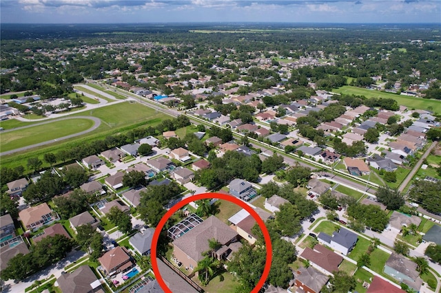 4222 Trumpworth Ct, Valrico, FL 33596 - aerial overview of property's location with nearby suburban area