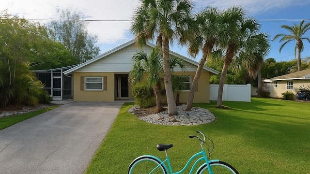 210 84th St, Holmes Beach, FL 34217 - view of front of house with driveway and stucco siding