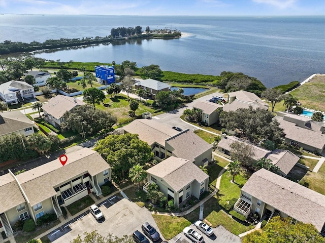 630 Windrush Bay Dr Unit 630, Tarpon Springs, FL 34689 - aerial view of residential area with a large body of water