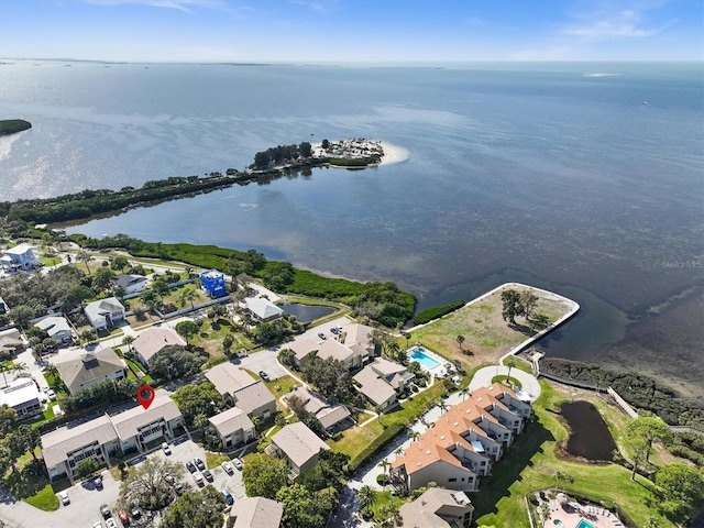 630 Windrush Bay Dr Unit 630, Tarpon Springs, FL 34689 - aerial overview of property's location featuring a large body of water and nearby suburban area