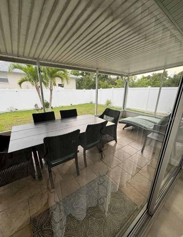3856 Tarpon Rd, Venice, FL 34293 - sunroom featuring outdoor dining space and plenty of natural light