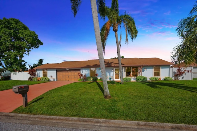 3302 69th St W, Bradenton, FL 34209 - ranch-style home with a garage and driveway