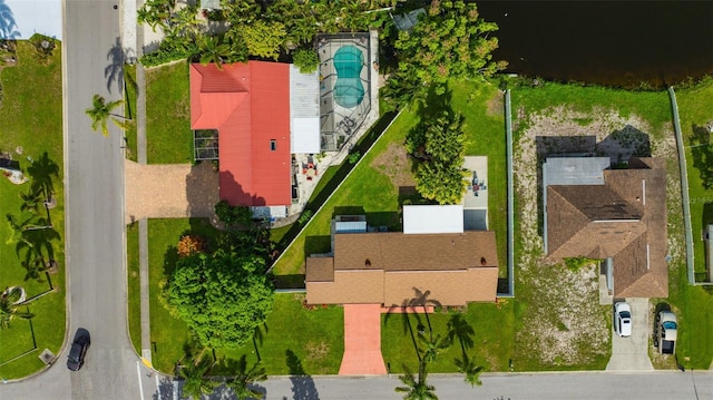 3302 69th St W, Bradenton, FL 34209 - drone / aerial view of a pool