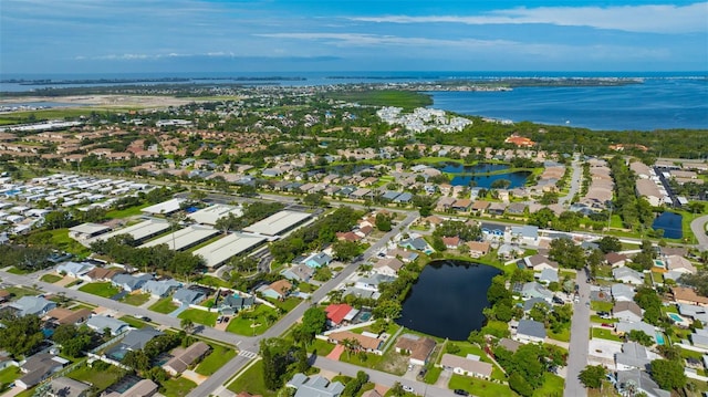 3302 69th St W, Bradenton, FL 34209 - aerial view of property's location featuring a nearby body of water and nearby suburban area
