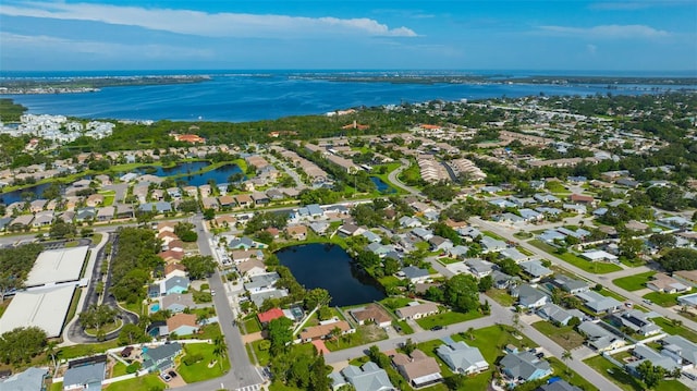 3302 69th St W, Bradenton, FL 34209 - aerial view of property and surrounding area featuring a nearby body of water and nearby suburban area