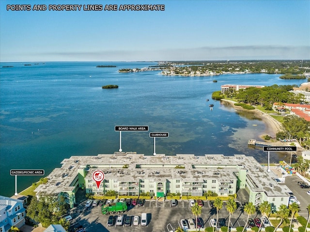 464 N Paula Dr Unit 106, Dunedin, FL 34698 - aerial view of a nearby body of water