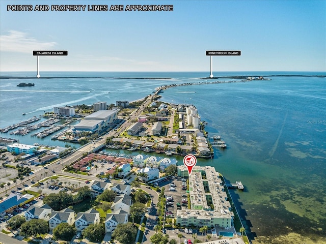 464 N Paula Dr Unit 106, Dunedin, FL 34698 - bird's eye view of a nearby body of water