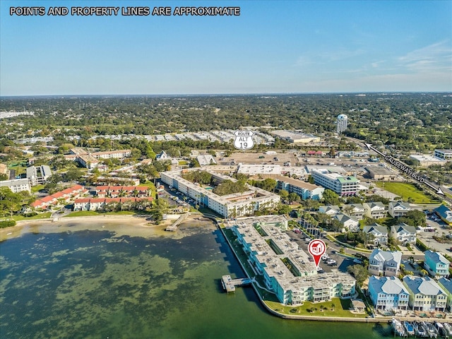 464 N Paula Dr Unit 106, Dunedin, FL 34698 - bird's eye view of a nearby body of water