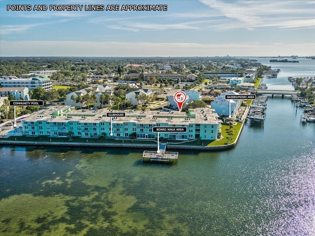 464 N Paula Dr Unit 106, Dunedin, FL 34698 - drone / aerial view of a large body of water