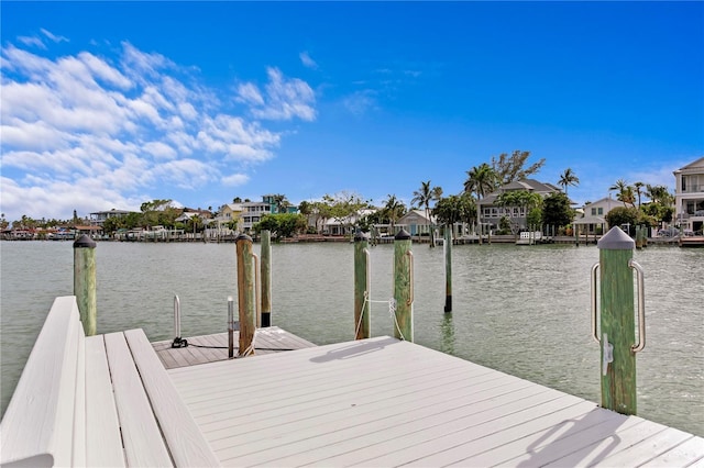 131 N Tessier Dr, St Pete Beach, FL 33706 - dock with a water view and a residential view