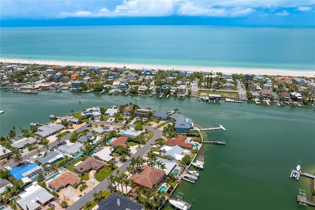 131 N Tessier Dr, St Pete Beach, FL 33706 - aerial overview of property's location with nearby suburban area