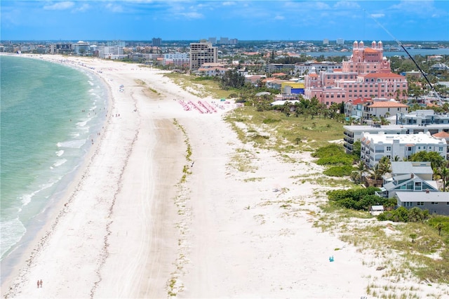 131 N Tessier Dr, St Pete Beach, FL 33706 - bird's eye view of expansive beach