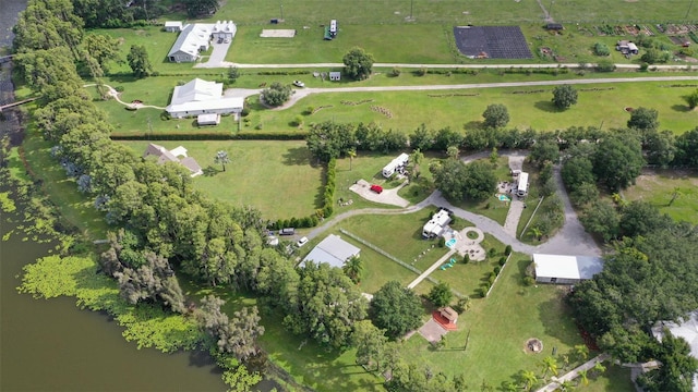 19410 N 41st Hwy, Lutz, FL 33548 - aerial view of property and surrounding area featuring rural landscape and a tree filled landscape