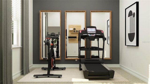 6913 116th Ct E, Palmetto, FL 34221 - workout room with baseboards