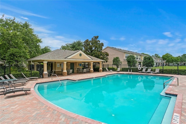 4715 Barnstead Dr, Riverview, FL 33578 - community pool featuring a patio area