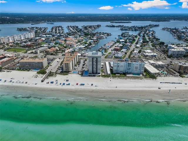 17408 Gulf Blvd Unit 601, Redington Shores, FL 33708 - view of urban area featuring waterfront with a beach