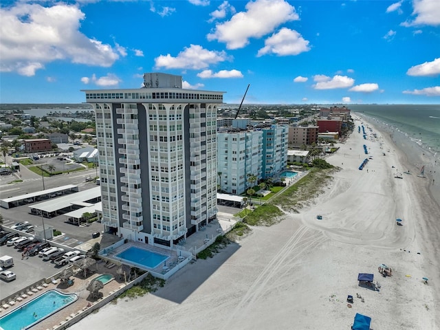 17408 Gulf Blvd Unit 601, Redington Shores, FL 33708 - drone / aerial view of a pool area and extended coastline