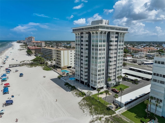 17408 Gulf Blvd Unit 601, Redington Shores, FL 33708 - view of building exterior featuring view of water and beach and a view of city