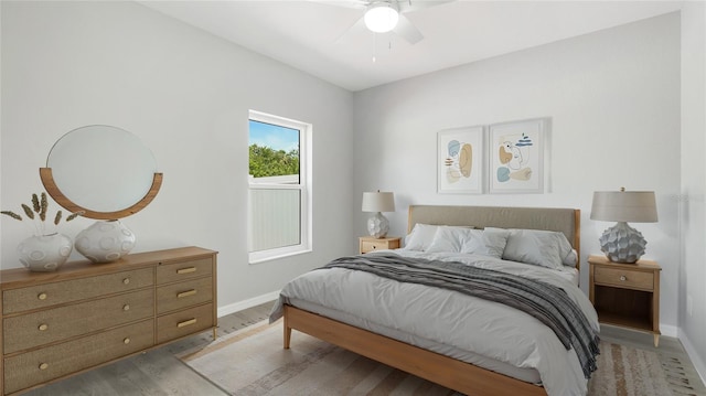 3051 27th Ct E, Palmetto, FL 34221 - bedroom featuring light wood-type flooring and ceiling fan