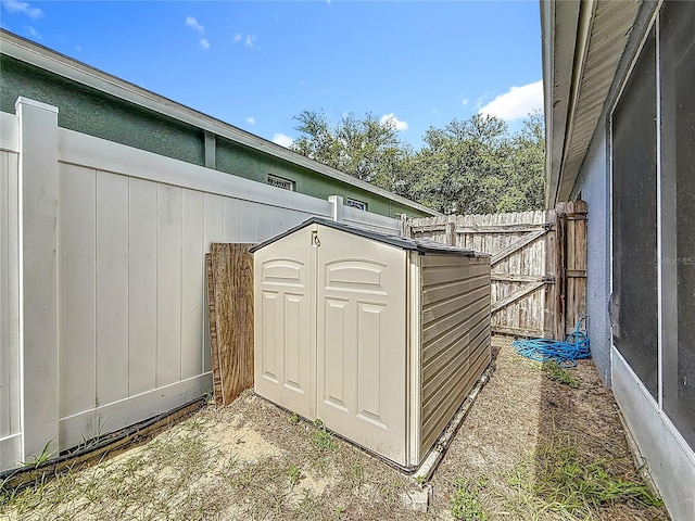 1741 Oak Spring Dr, Tarpon Springs, FL 34689 - view of shed featuring a gate