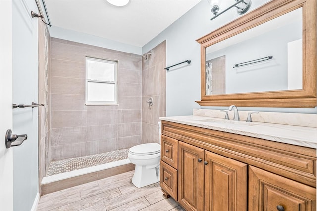 10430 Bobcat Dr, New Port Richey, FL 34654 - full bathroom featuring vanity and tiled shower