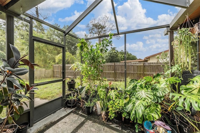 6101 Broken Arrow Dr, New Port Richey, FL 34653 - sunroom / solarium featuring healthy amount of natural light