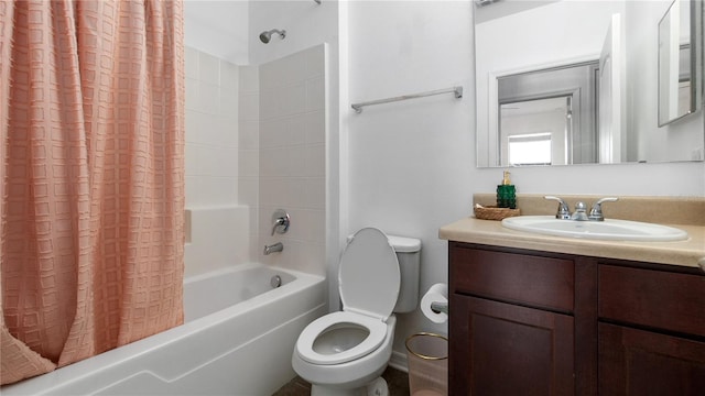 14317 Italia Dr, Wimauma, FL 33598 - bathroom featuring shower / bathtub combination with curtain and vanity
