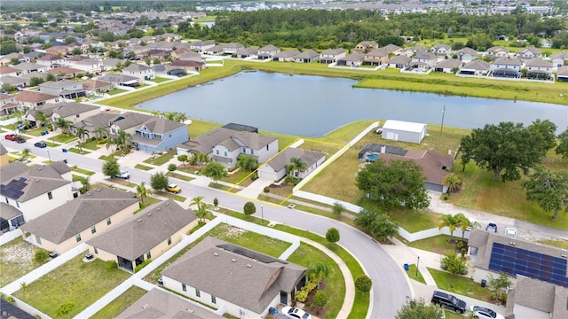 14317 Italia Dr, Wimauma, FL 33598 - aerial view of residential area featuring a nearby body of water