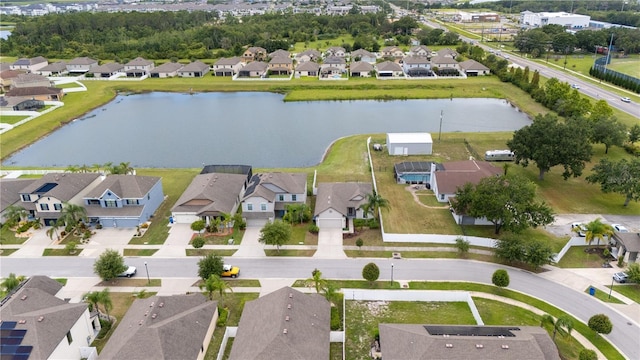14317 Italia Dr, Wimauma, FL 33598 - aerial view of residential area featuring a nearby body of water