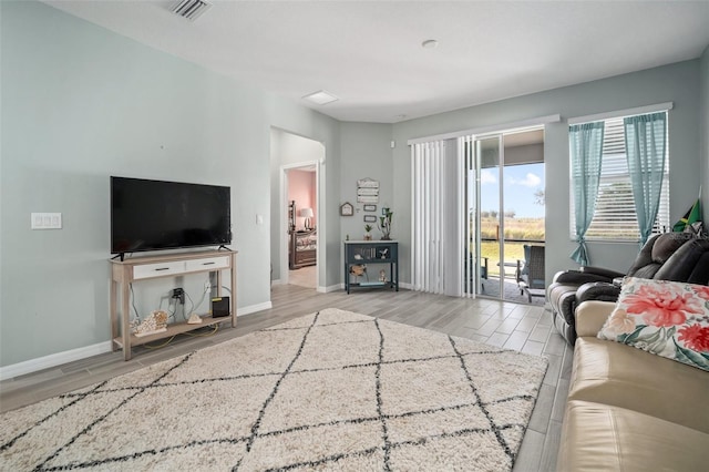 11829 Brighton Knoll Loop, Riverview, FL 33579 - living room with wood finished floors
