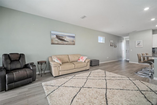 11829 Brighton Knoll Loop, Riverview, FL 33579 - living area with light wood-type flooring and recessed lighting