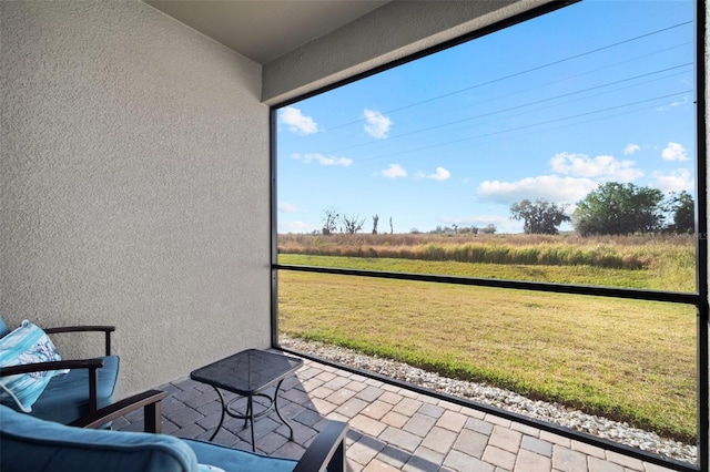 11829 Brighton Knoll Loop, Riverview, FL 33579 - sunroom / solarium featuring a view of rural / pastoral area