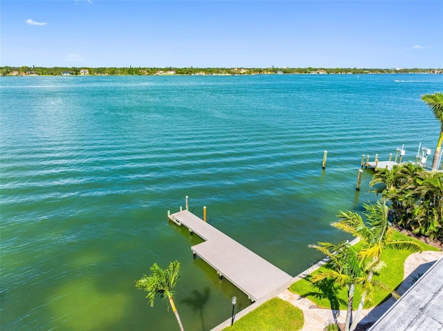 11085 9th St E, Treasure Island, FL 33706 - dock area with a water view