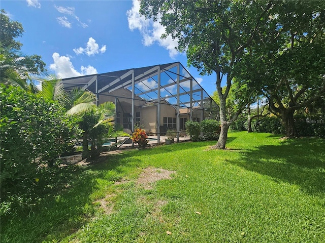 6900 Molakai Cir, Boynton Beach, FL 33437 - view of green lawn with an outdoor pool