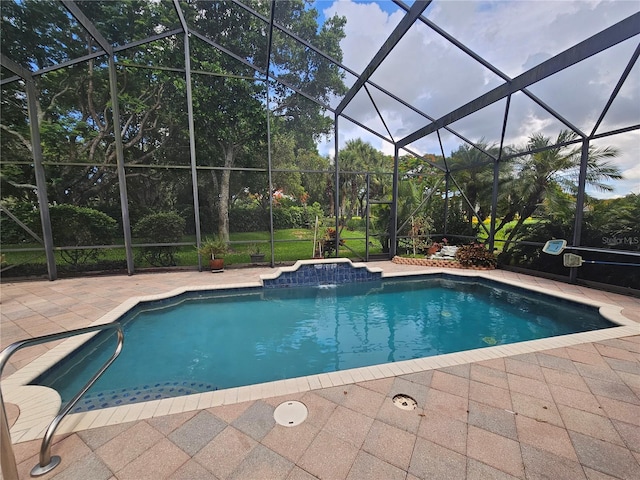 6900 Molakai Cir, Boynton Beach, FL 33437 - swimming pool with a patio area and a lanai